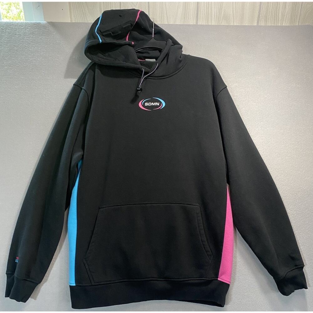 SDMN Sideman Clothing Sweatshirt Hoodie EST 2013 Black Colorblock Size XXL